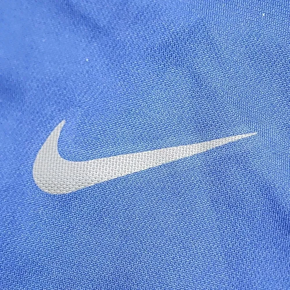 Nike Dri-Fit Men's‎ Full Zip Windbreaker Jacket XL Standard Fit Navy Blue Orange